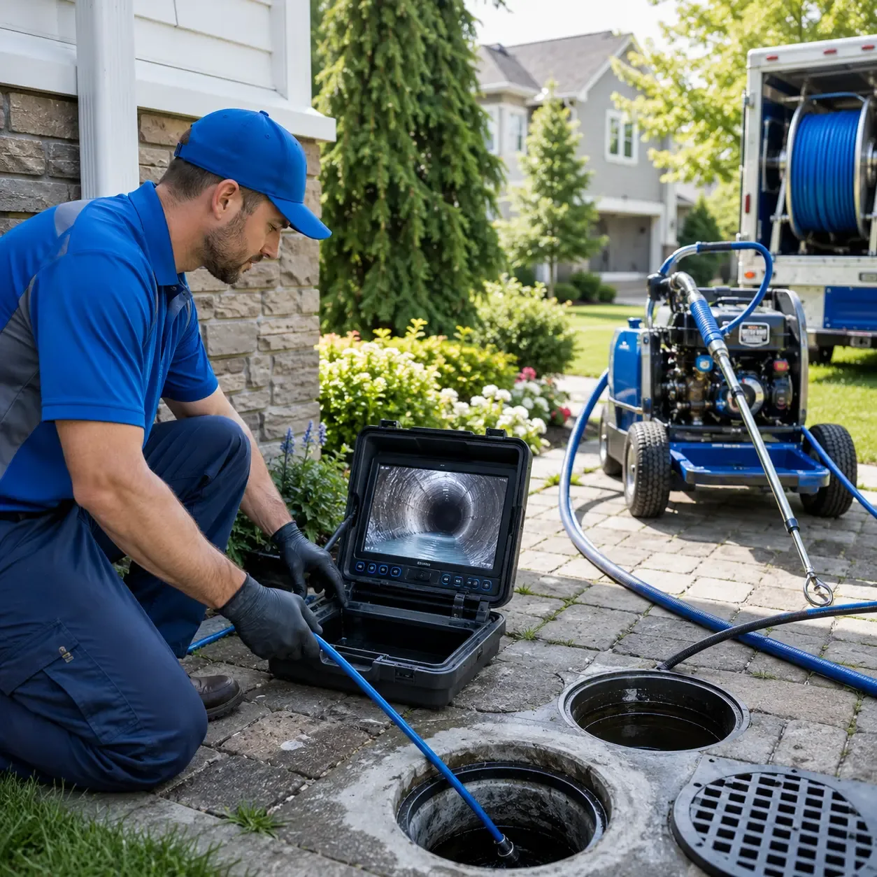 Outdoor drain cleaning professionals serving Cornelius, NC