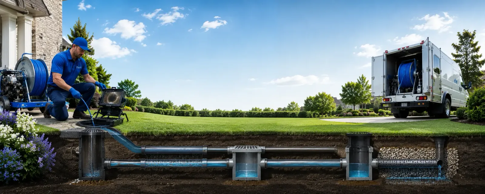 Outdoor drain cleaning information for Cornelius, NC